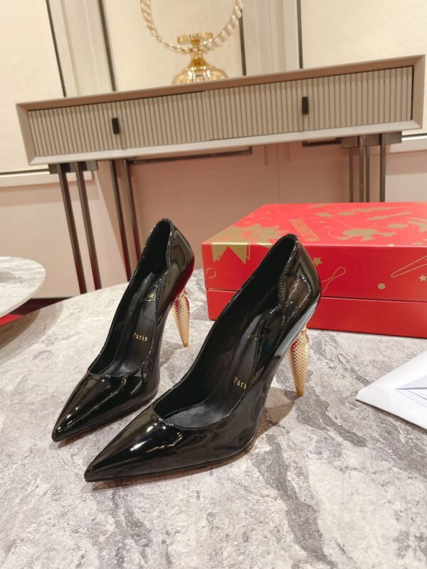 Christian Red Bottom LipChick Patent Pumps - Image 8