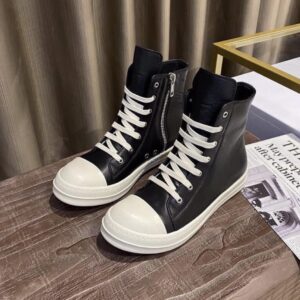 Rick owens black leather