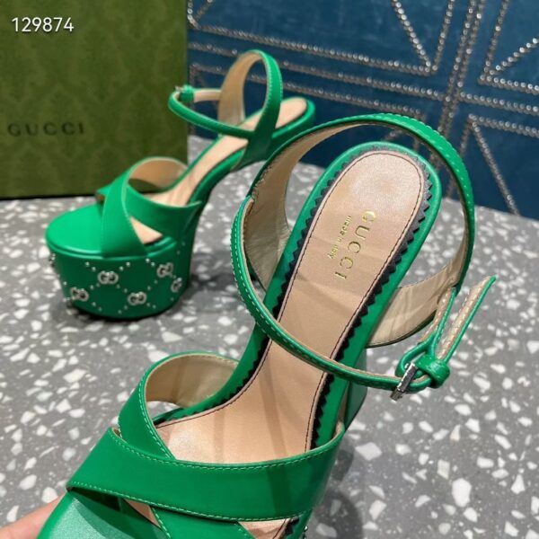 GG Interlocking G studs sandals Super A - Image 9