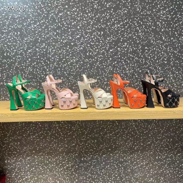 GG Interlocking G studs sandals Super A - Image 3