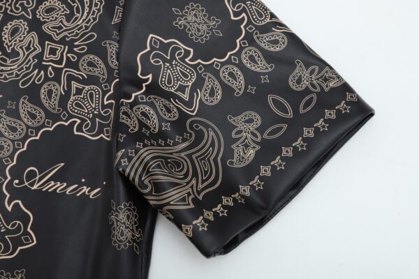 Amiri Leather Shirt & Shorts Set Super A - Image 2