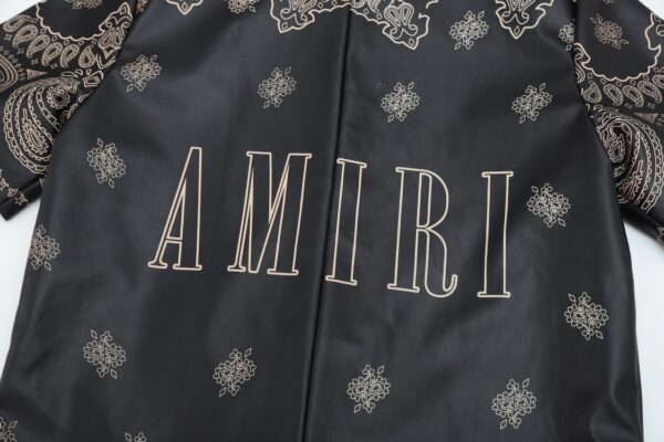 Amiri Leather Shirt & Shorts Set Super A - Image 7