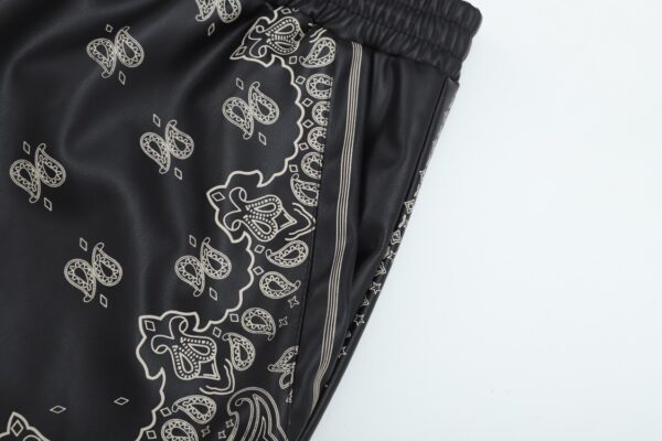 Amiri Leather Shirt & Shorts Set Super A - Image 9