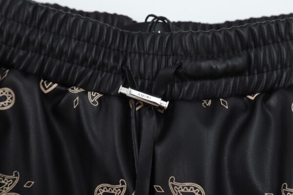Amiri Leather Shirt & Shorts Set Super A - Image 15