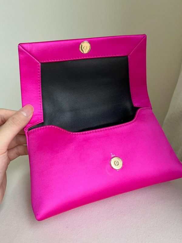 TF Women's Pink Mini Label Chain Bag Premium Edition - Image 6