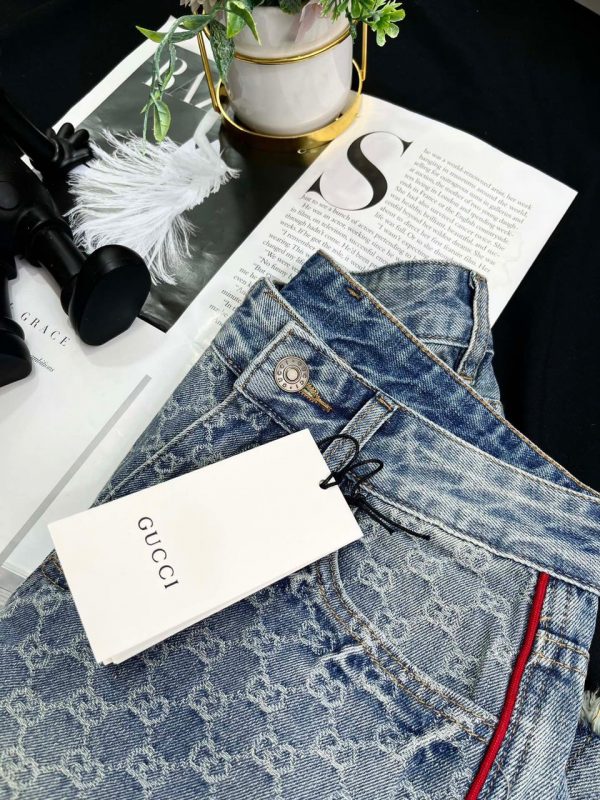 GG Denim Shorts - Image 4