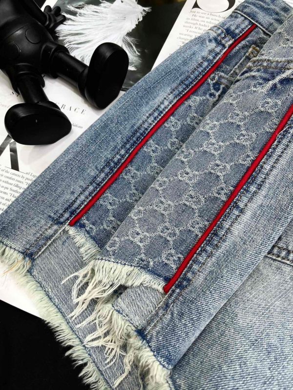 GG Denim Shorts - Image 3