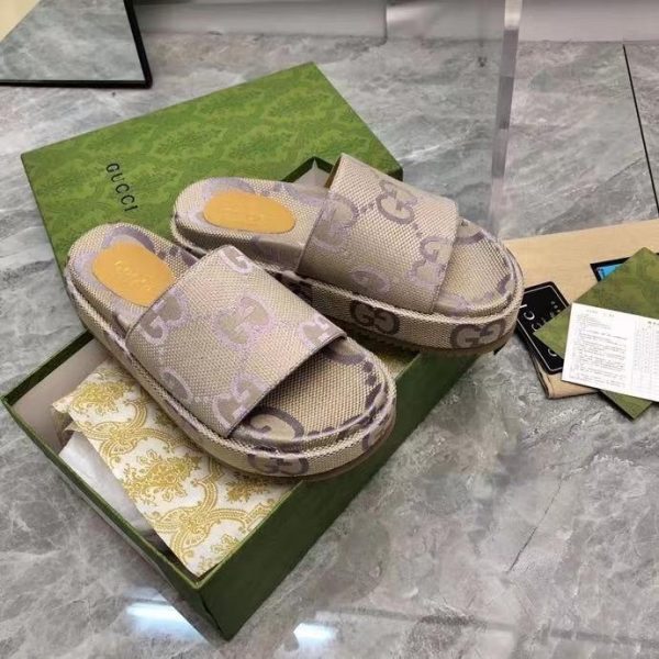 GG Flatform Sandals - Image 3