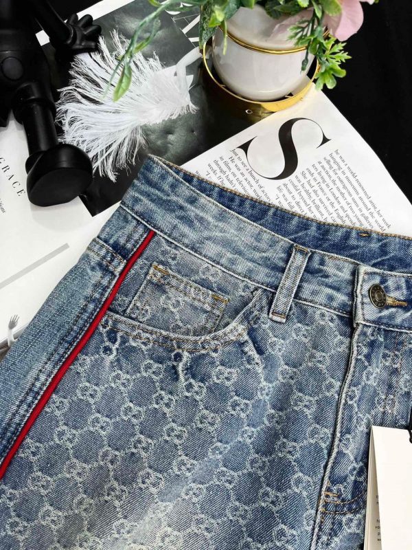 GG Denim Shorts - Image 6