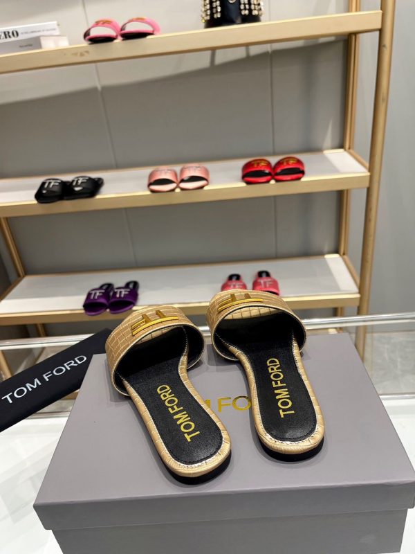 TF Sliders Satin / Croc