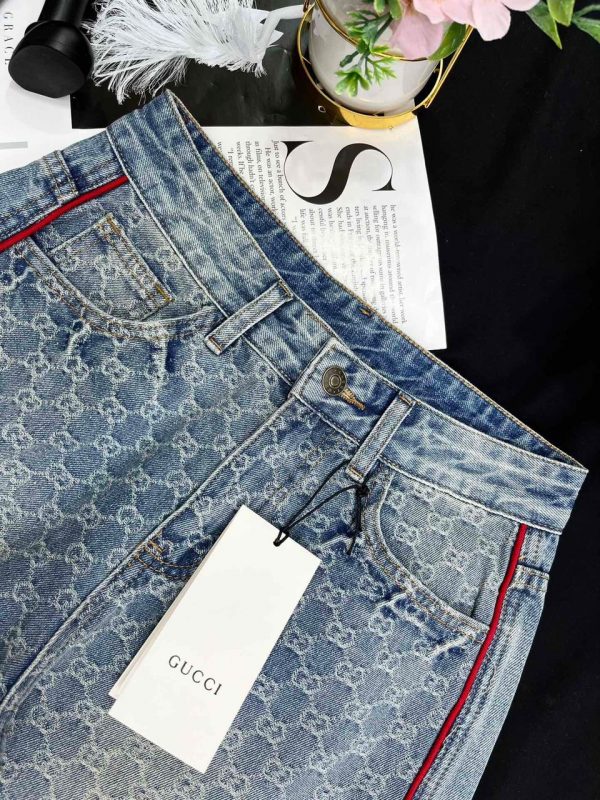 GG Denim Shorts - Image 7