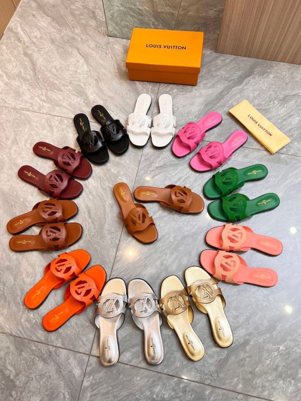 LV Isola Flat Mules Super A