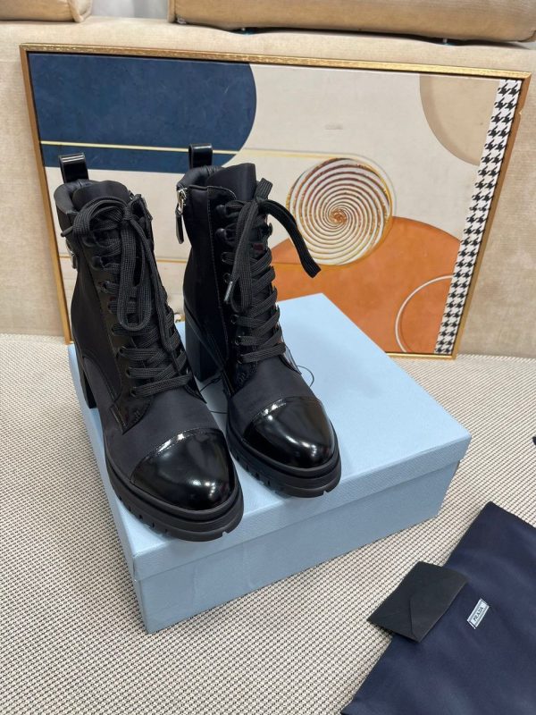 PRDA Leather and nylon fabric booties - Image 2