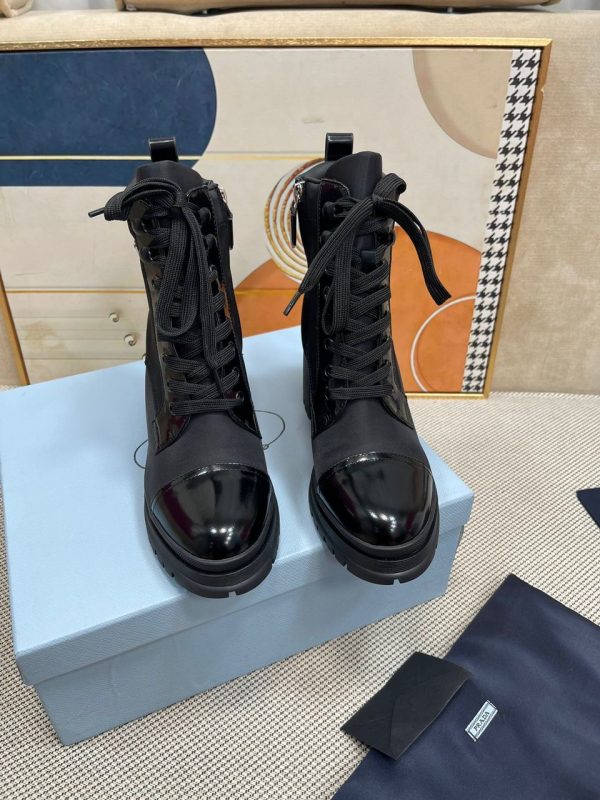 PRDA Leather and nylon fabric booties - Image 5
