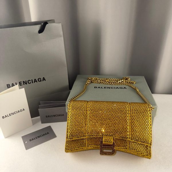 BB Hourglass crystal-embellished cross-body bag Super A - Image 3