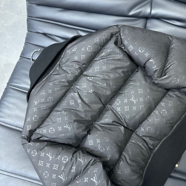LV Cropped Monogram Puffer Jacket Super A - Image 8