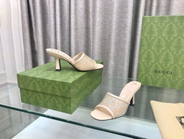 GG Mid-heel slide sandal super A - Image 17