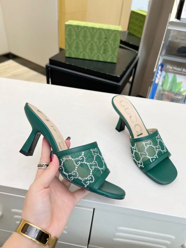 GG Mid-heel slide sandal super A - Image 24