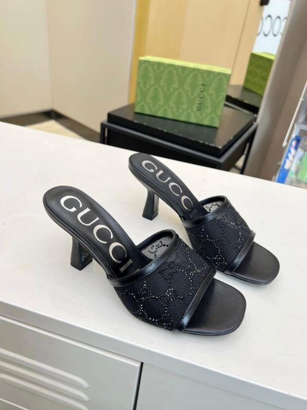 GG Mid-heel slide sandal super A - Image 11
