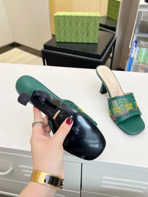 GG Mid-heel slide sandal super A - Image 6