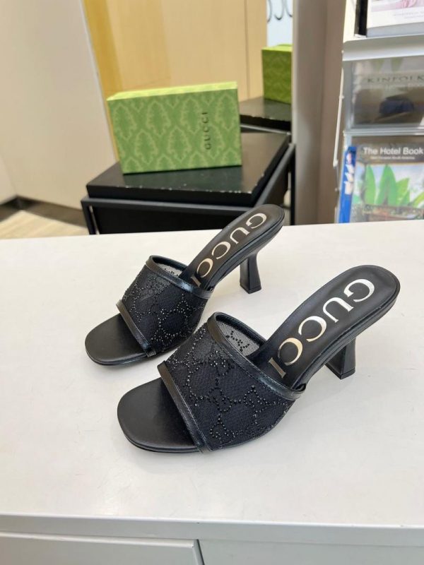GG Mid-heel slide sandal super A - Image 9