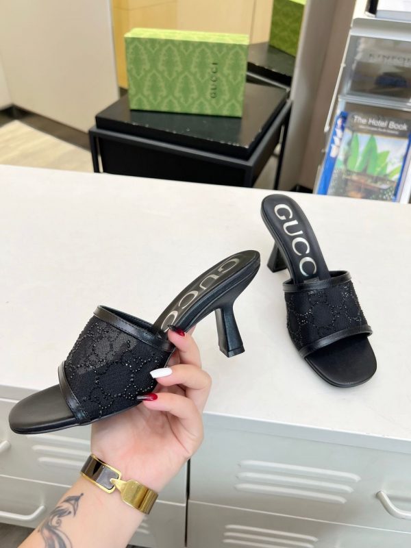 GG Mid-heel slide sandal super A - Image 13