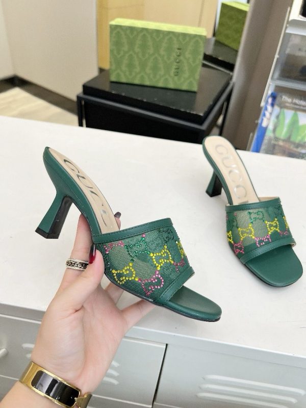 GG Mid-heel slide sandal super A - Image 2