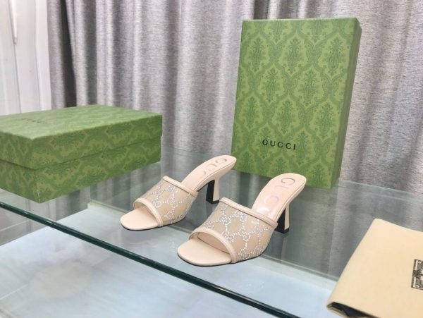 GG Mid-heel slide sandal super A - Image 18