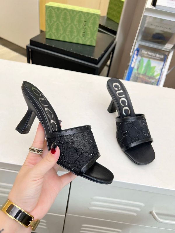 GG Mid-heel slide sandal super A - Image 10