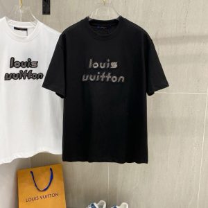 LV Bead-Embroidered Cotton T-Shirt