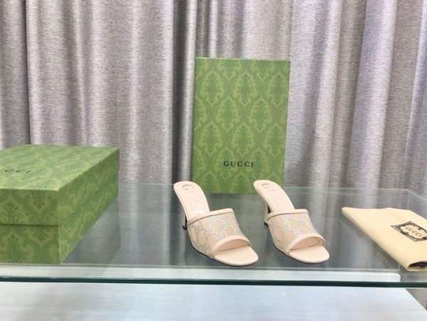 GG Mid-heel slide sandal super A - Image 16