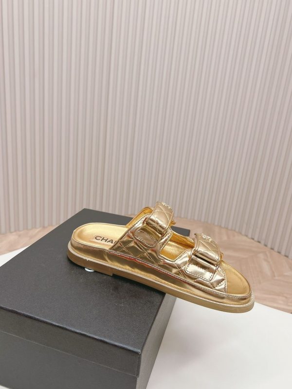 CC Metallic Gold Sandals Super A - Image 6