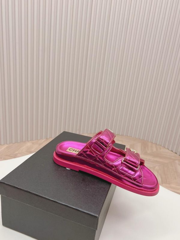 CC Metallic Pink Sandals Super A - Image 8