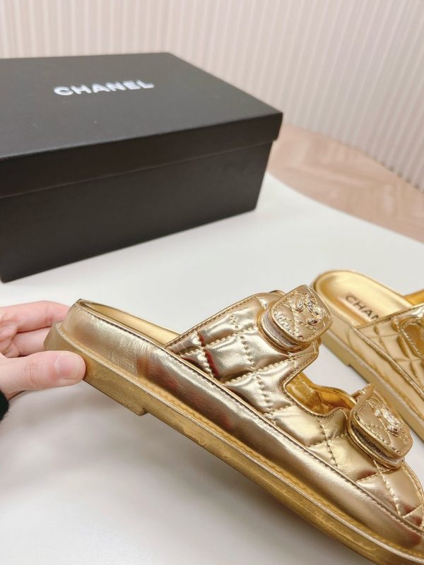 CC Metallic Gold Sandals Super A