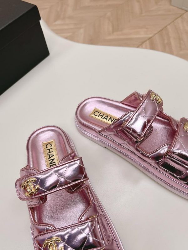 CC Metallic Pink Sandals Super A - Image 4