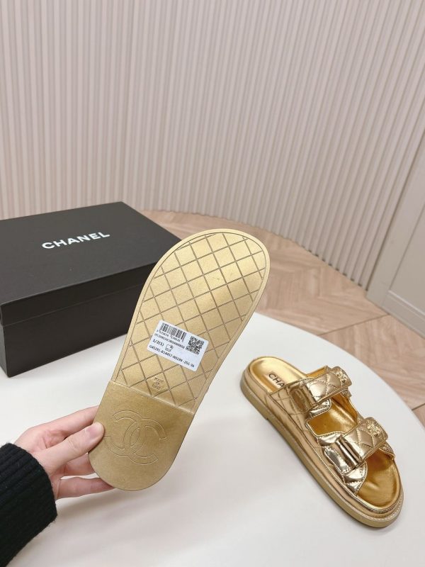 CC Metallic Gold Sandals Super A - Image 2
