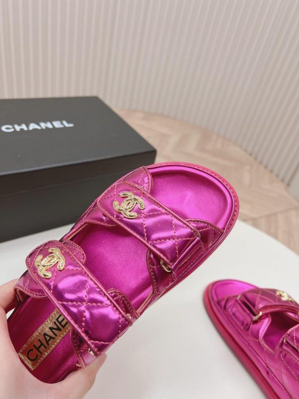 CC Metallic Pink Sandals Super A - Image 6
