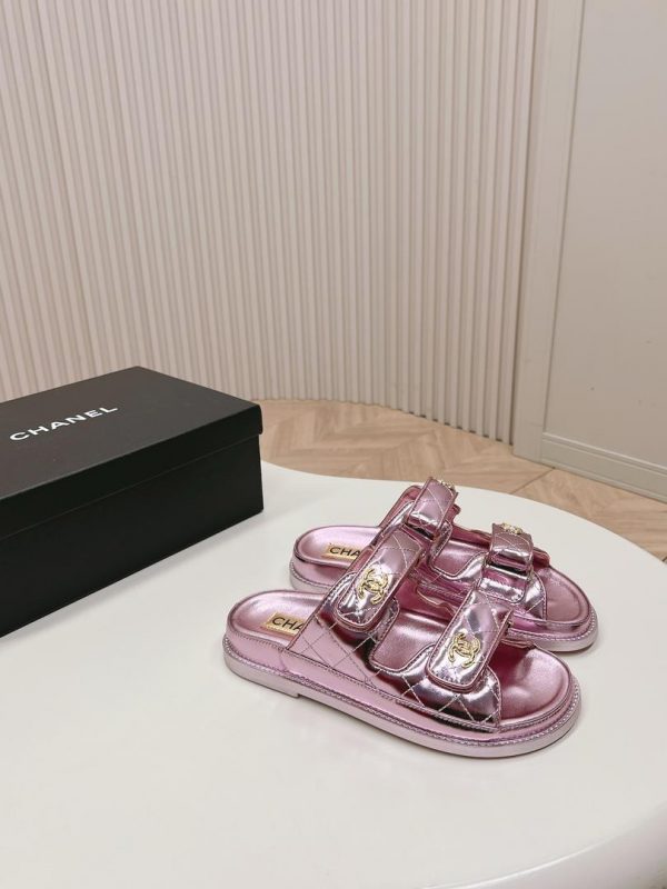 CC Metallic Pink Sandals Super A - Image 11