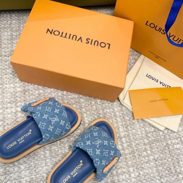 LV Pool Pillow Flat Comfort Mules - Image 7