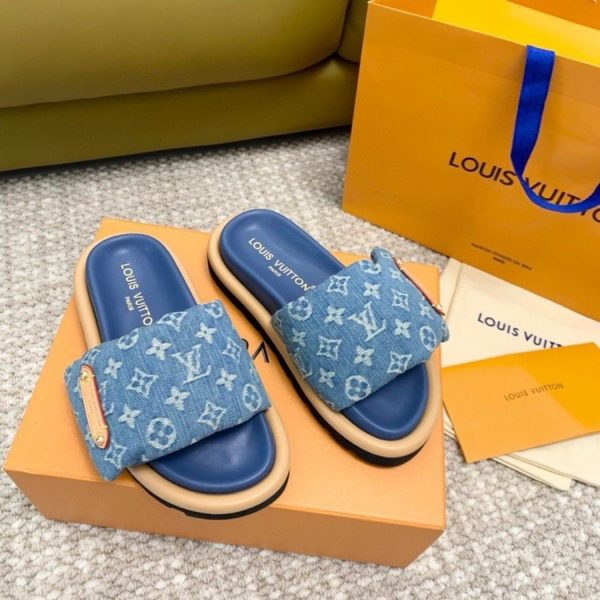 LV Pool Pillow Flat Comfort Mules - Image 2