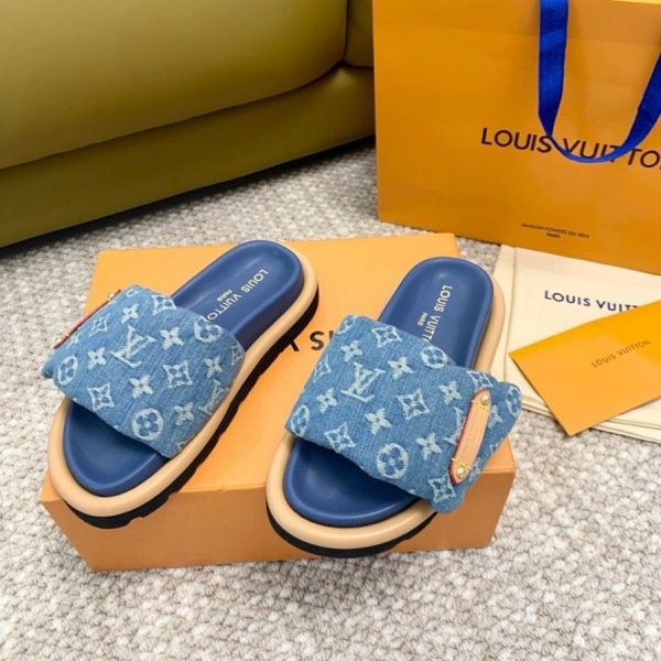 LV Pool Pillow Flat Comfort Mules - Image 6