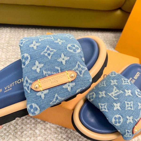 LV Pool Pillow Flat Comfort Mules - Image 5