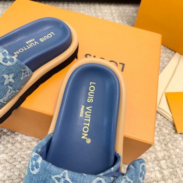 LV Pool Pillow Flat Comfort Mules - Image 4