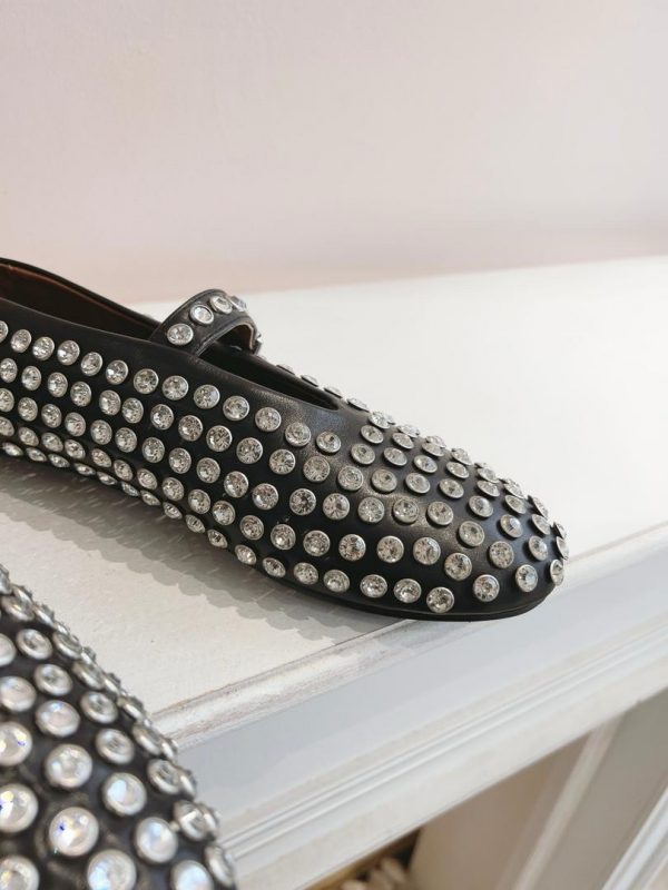 Alaia Strass Ballet Flats - Image 4
