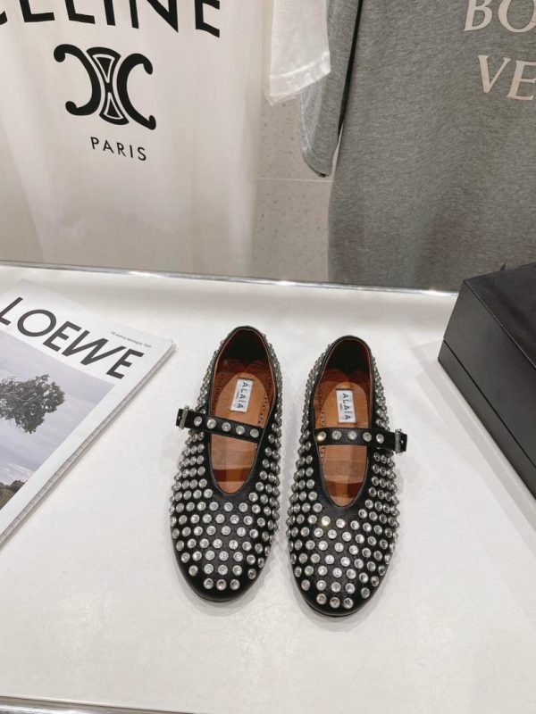 Alaia Strass Ballet Flats - Image 18