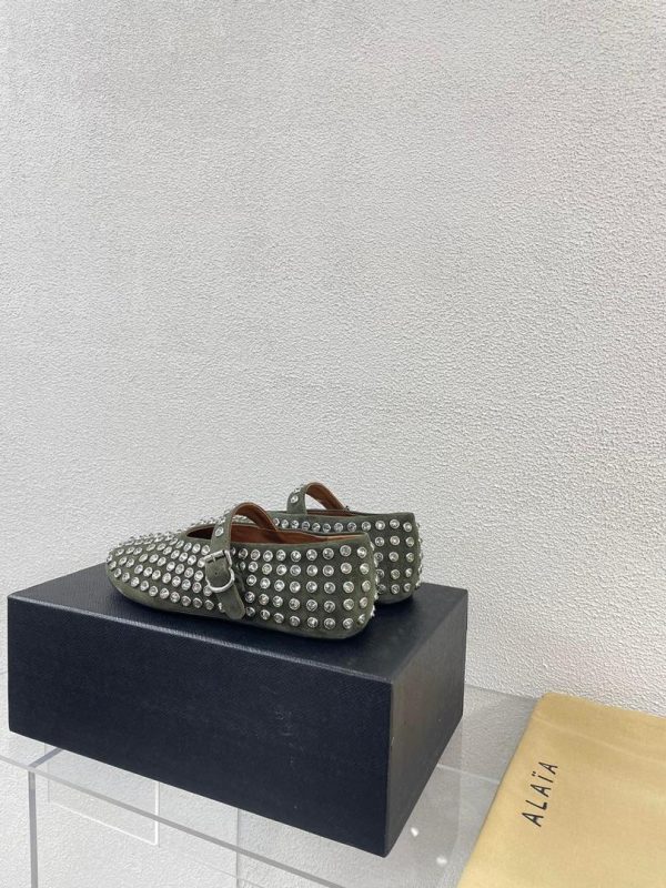 Alaia Strass Ballet Flats - Image 2