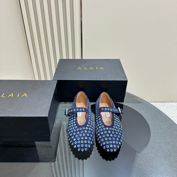 Alaia Strass Ballet Flats - Image 16