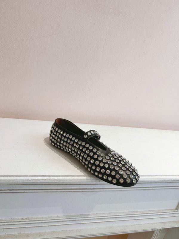 Alaia Strass Ballet Flats - Image 8