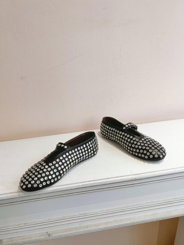 Alaia Strass Ballet Flats - Image 10