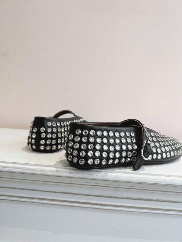 Alaia Strass Ballet Flats - Image 5